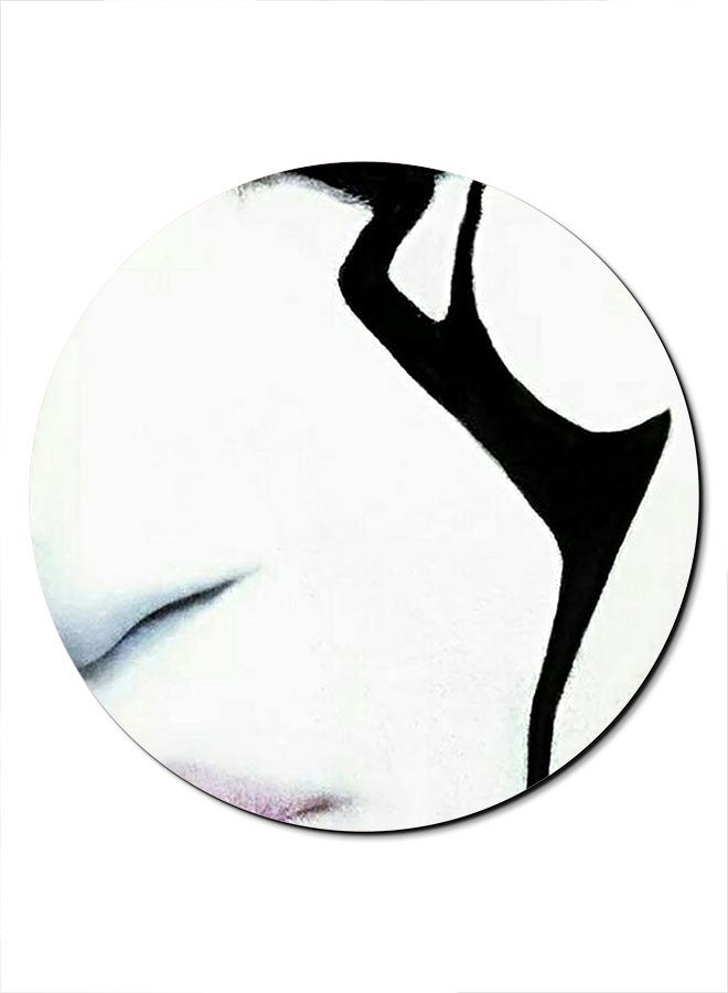 ثيودور لوحة ماوس مضادة للانزلاق بسطح أملس مزينة بطبعة أسود - Image 1