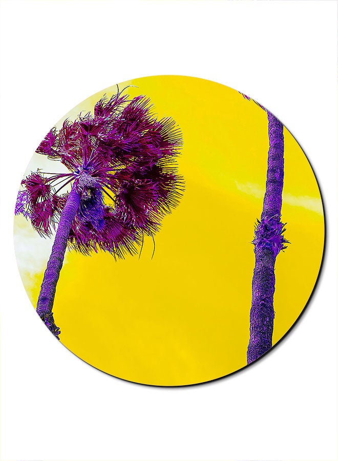 Theodor Smooth Surface Printed Anti-Slip Mousepad Yellow/Purple - Image 1