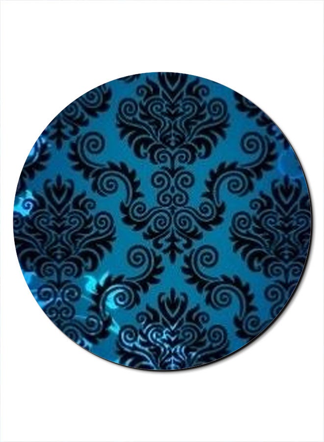 Theodor Smooth Surface Printed Anti-Slip Mousepad Blue/Black - Image 1