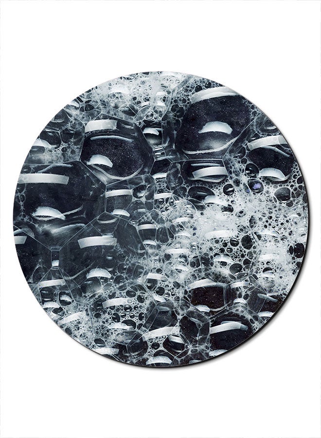 Theodor Smooth Surface Printed Anti-Slip Mousepad Black/Grey - Image 1