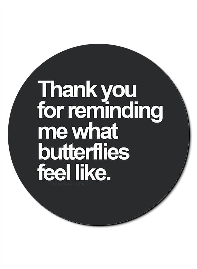 Theodor Smooth Surface Printed Anti-Slip Mousepad Grey/White - Image 1