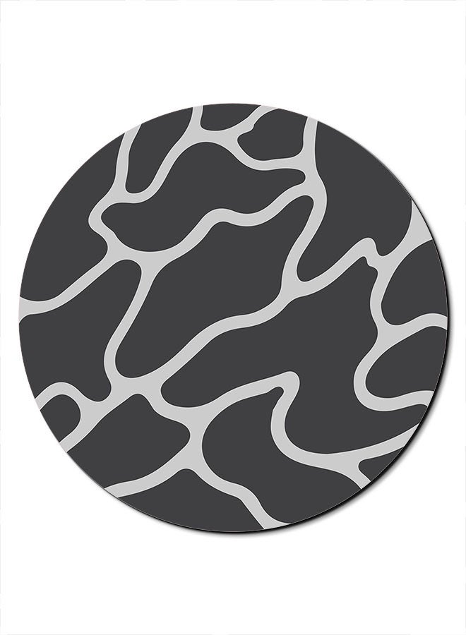 Theodor Smooth Surface Printed Anti-Slip Mousepad Grey/White - Image 1
