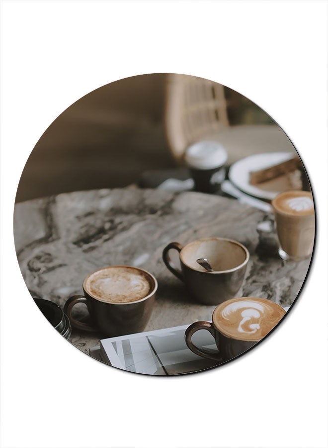 Theodor Coffee Cups Printed Anti-Slip Mousepad Multicolour - Image 1