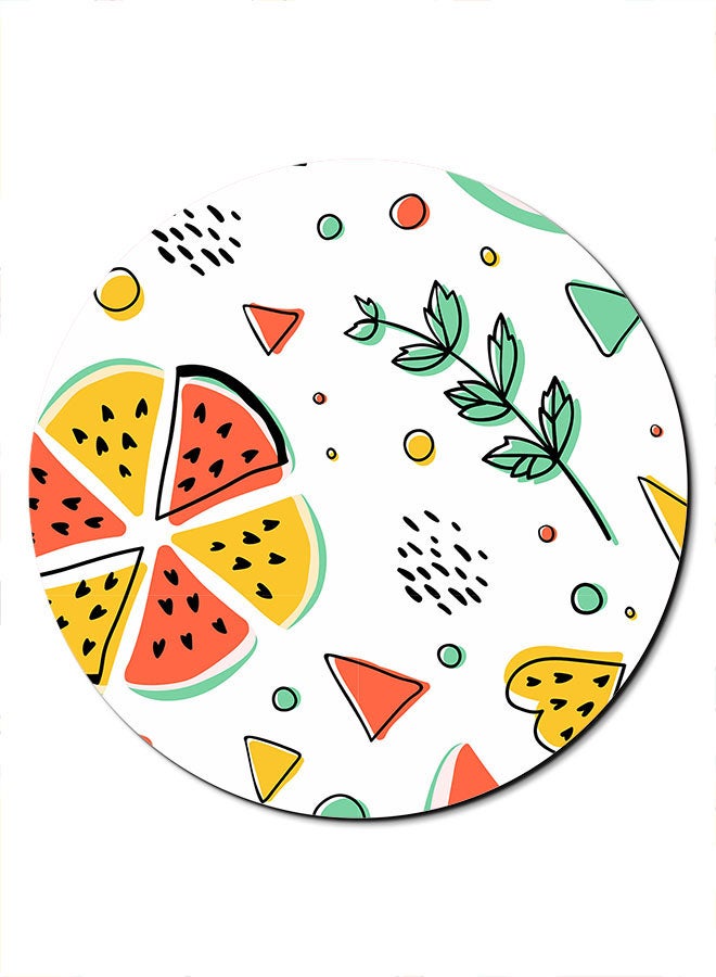 Theodor Colourful Watermelon Printed Anti-Slip Mousepad Multicolour - Image 1