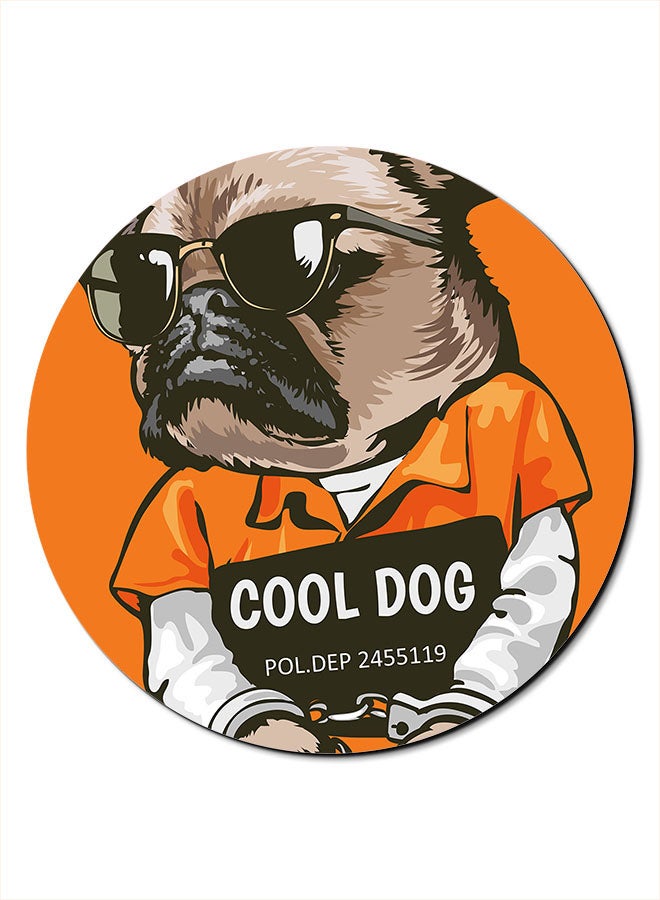 Theodor Cool Dog Printed Anti-Slip Mousepad Multicolour - Image 1