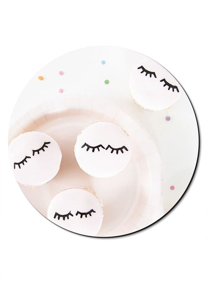 Theodor Cupcakes Eyelashes Themed Mousepad Multicolour - Image 1