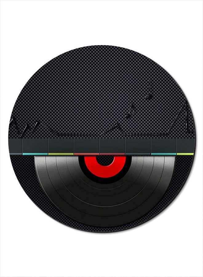 Theodor Disc Themed Mousepad Black/Red/Green - Image 1