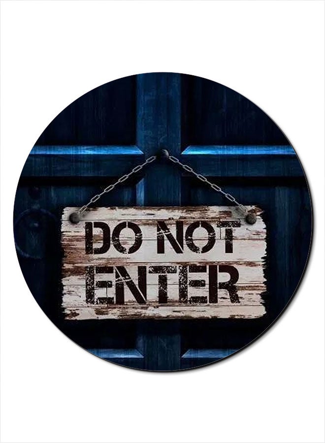 Theodor Do Not Enter Themed Mousepad Multicolour - Image 1