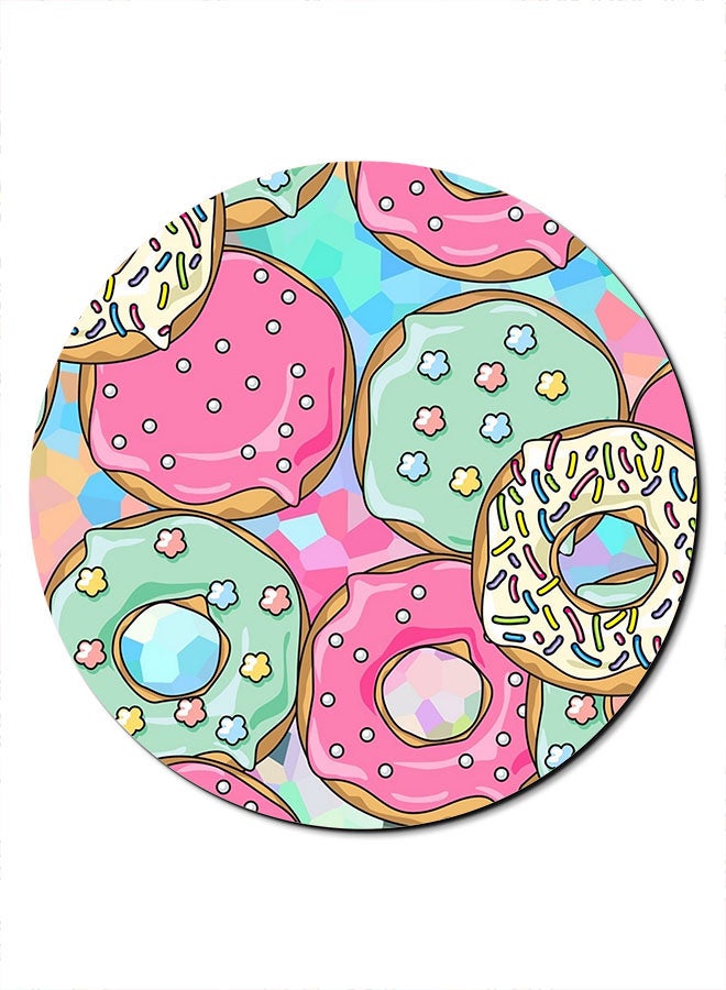 Theodor Donuts Wallpaper Printed Smooth Anti-Slip Mousepad Multicolour - Image 1