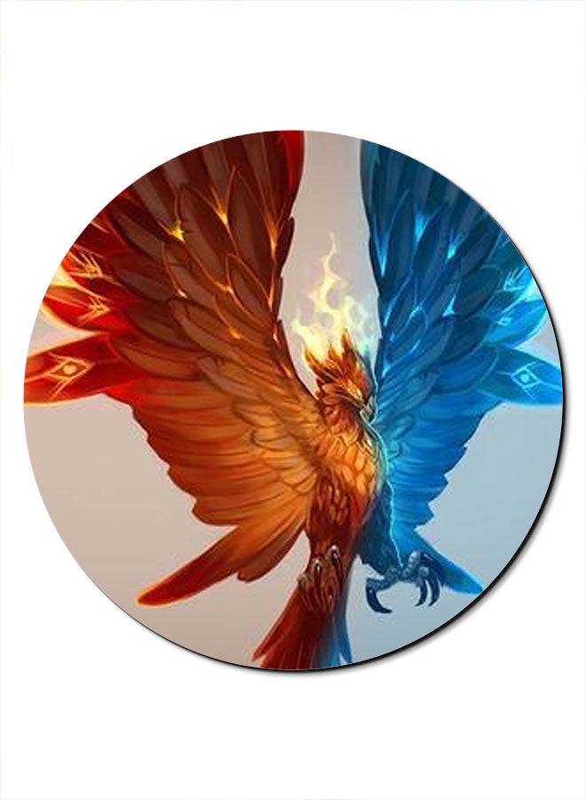 Theodor Dragon Printed Smooth Anti-Slip Mousepad Multicolour - Image 1