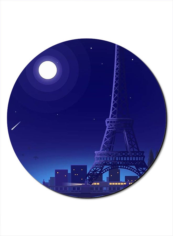 Theodor Smooth Surface Printed Anti-Slip Mousepad Blue - Image 1