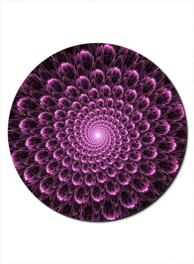 Theodor Smooth Surface Printed Anti-Slip Mousepad Pink/Black - Image 1