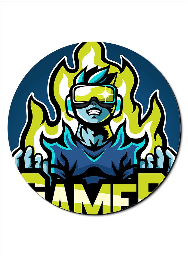 Theodor Smooth Surface Printed Anti-Slip Mousepad Multicolour - Image 1