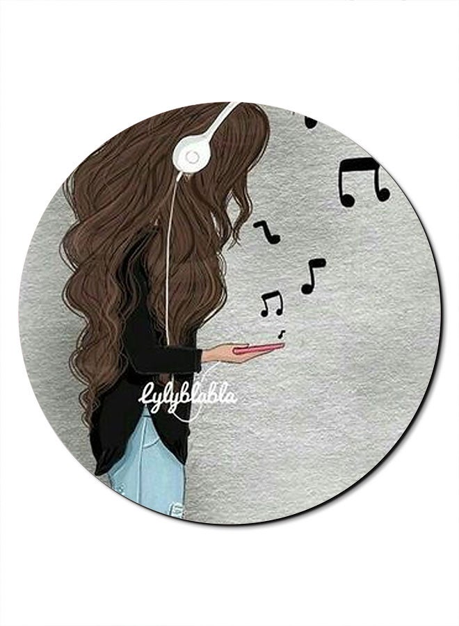 Theodor Smooth Surface Printed Anti-Slip Mousepad Multicolour - Image 1