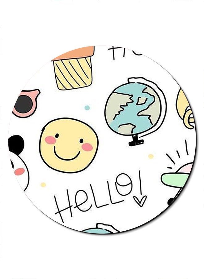 Theodor Hello Printed Anti-Slip Mousepad Multicolour - Image 1