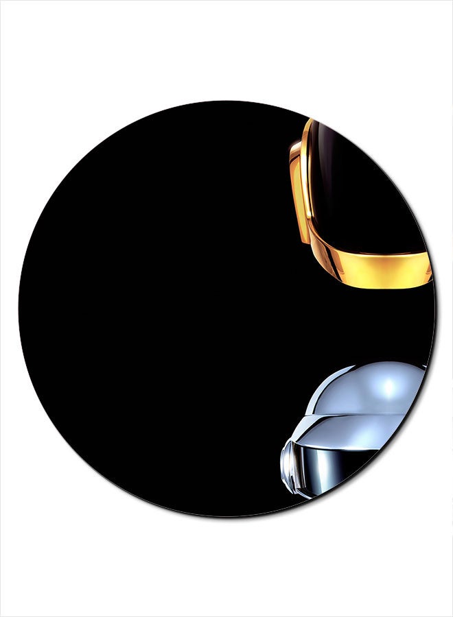 ثيودور لوحة ماوس بطبعة خوذة . أسود/ فضي/ ذهبي . - Image 1