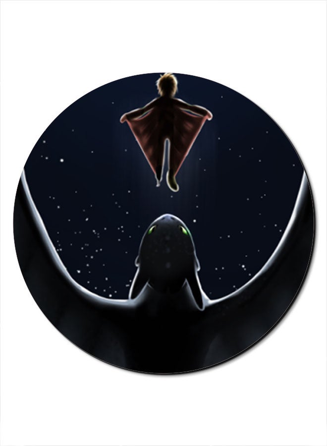 ثيودور لوحة ماوس بطبعة شخصية هيكاب توثليس أسود/ أزرق/ أخضر - Image 1