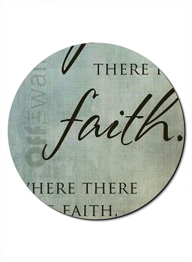 Theodor Hope Faith Themed Mousepad Green/Black - Image 1