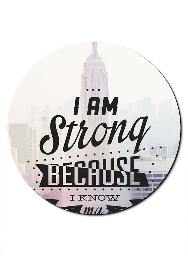 Theodor I Am Strong Themed Mousepad Multicolour - Image 1