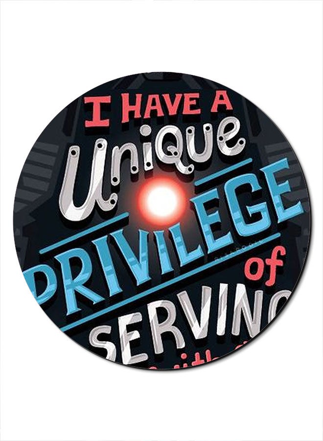 Theodor I Have A Unique Themed Mousepad Multicolour - Image 1