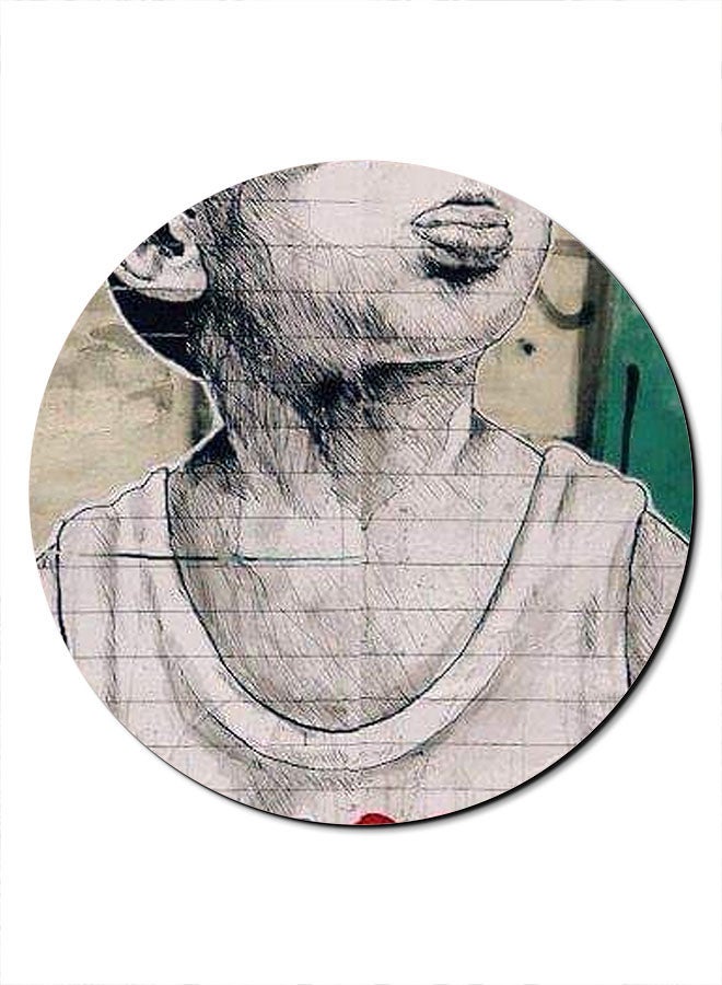 ثيودور لوحة ماوس بطبعة وَلد رمادي/ أسود/ أخضر - Image 1