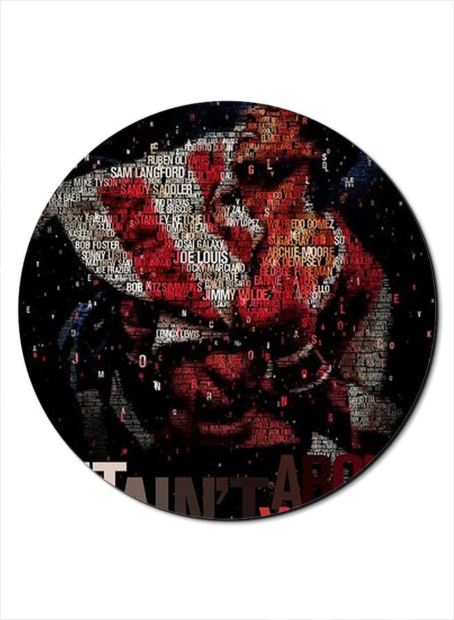 Theodor It Aint About How Hard You Hit Themed Mousepad Multicolour - Image 1