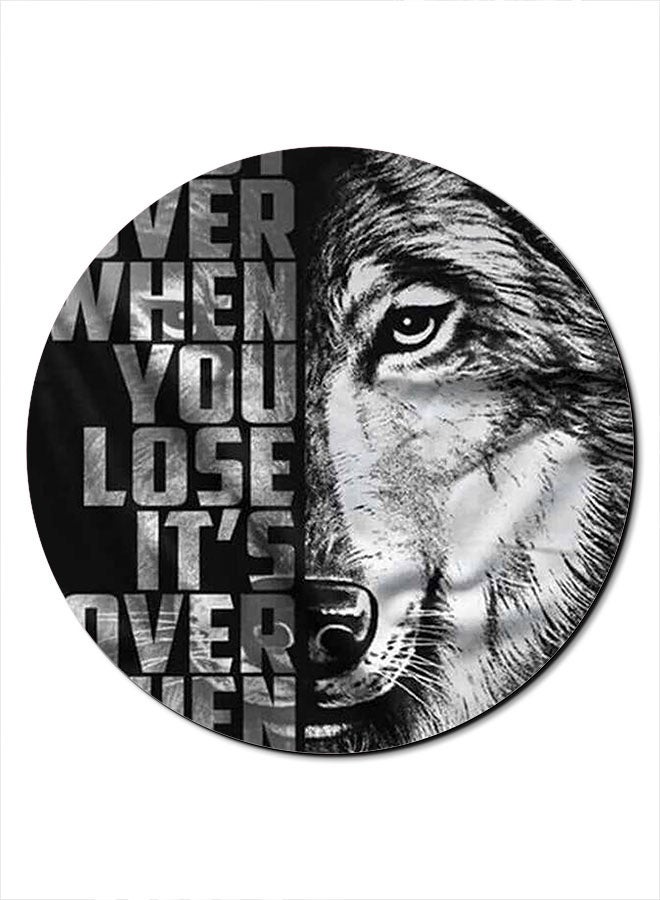 ثيودور لوحة ماوس مطبوعة بعبارة "Its Not Over When" رمادي/أسود - Image 1