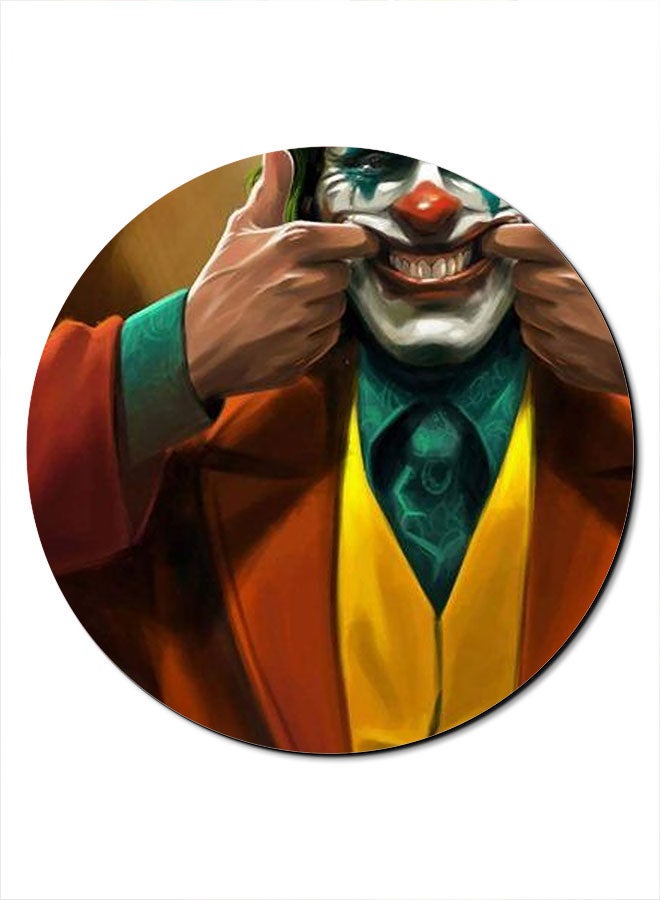 Theodor Joker Smile Printed Smooth Anti-Slip Mousepad Multicolour - Image 1