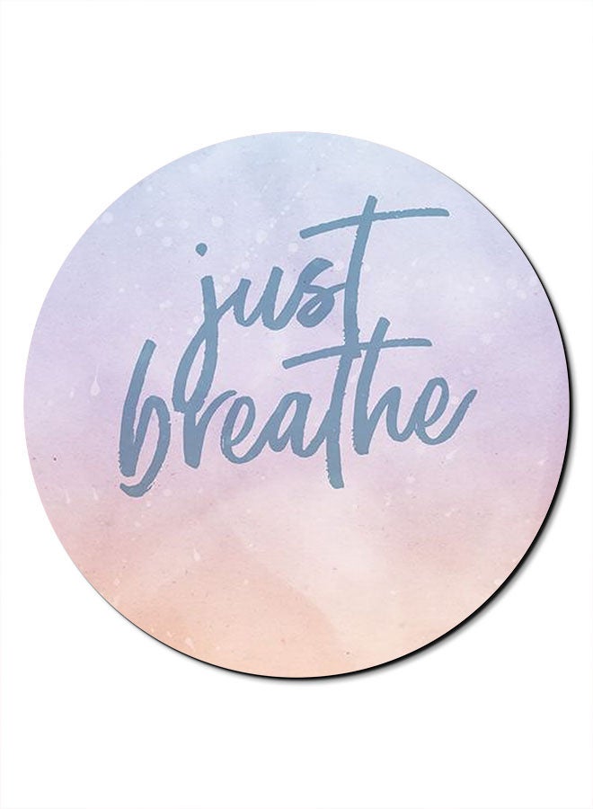 Theodor Just Breathe Printed Smooth Anti-Slip Mousepad Multicolour - Image 1