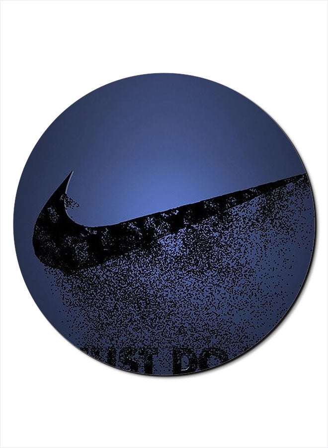 Theodor Just Do It Printed Smooth Anti-Slip Mousepad Blue/Black - Image 1