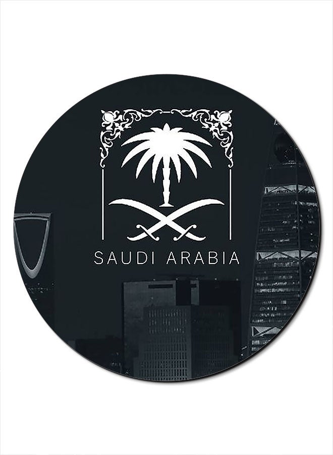 Theodor KSA Printed Smooth Anti-Slip Mousepad Black/White - Image 1