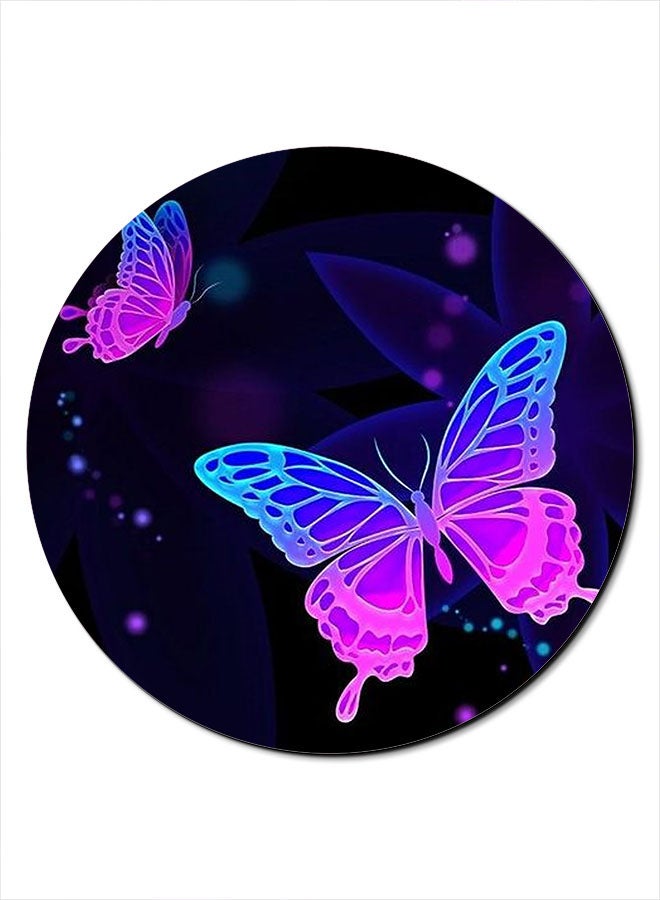 Theodor Lightening Butterfly Printed Smooth Anti-Slip Mousepad Multicolour - Image 1