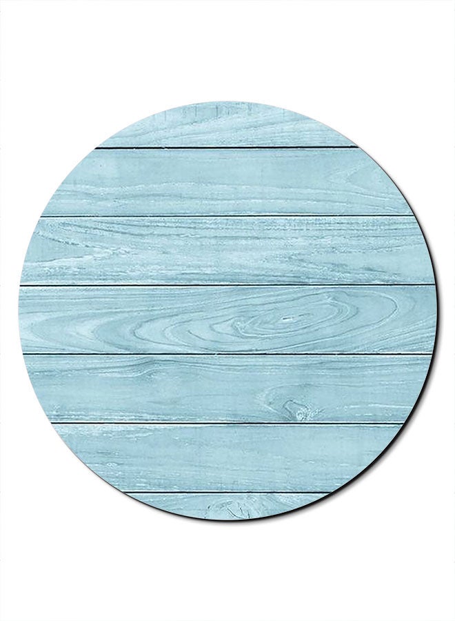 Theodor Wood Printed Smooth Anti-Slip Mousepad Blue - Image 1