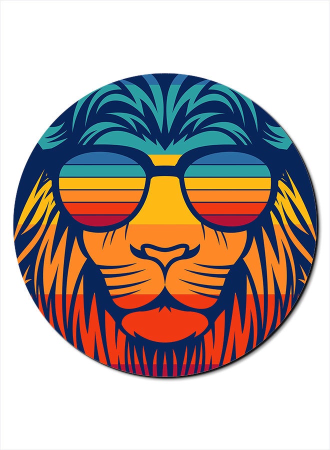 Theodor Lion Printed Smooth Anti-Slip Mousepad Multicolour - Image 1