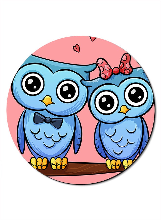 Theodor Love Birds Printed Anti-Slip Mousepad Multicolour - Image 1