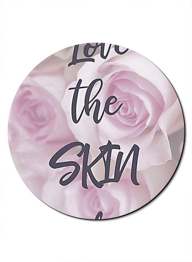 Theodor Love The Skin You Are In Printed Anti-Slip Mousepad Multicolour - Image 1