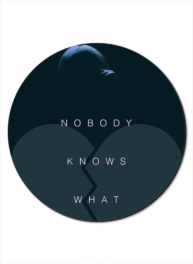 Theodor Smooth Surface Printed Anti-Slip Mousepad Blue - Image 1