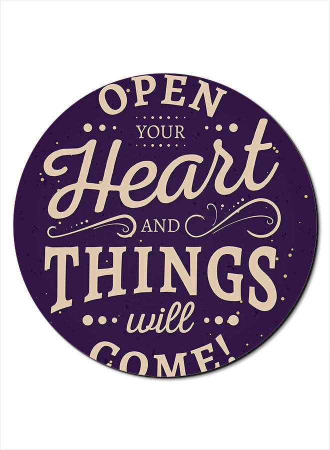 Theodor Smooth Surface Printed Anti-Slip Mousepad Purple - Image 1