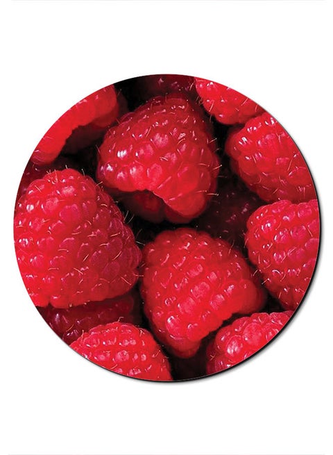 Smooth Surface Printed Anti-Slip Mousepad Red