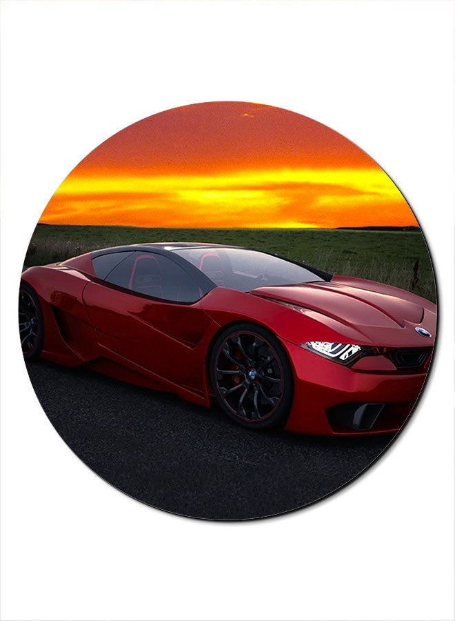 Theodor Car Smooth Surface Printed Non-Slip Mousepad Multicolour - Image 1