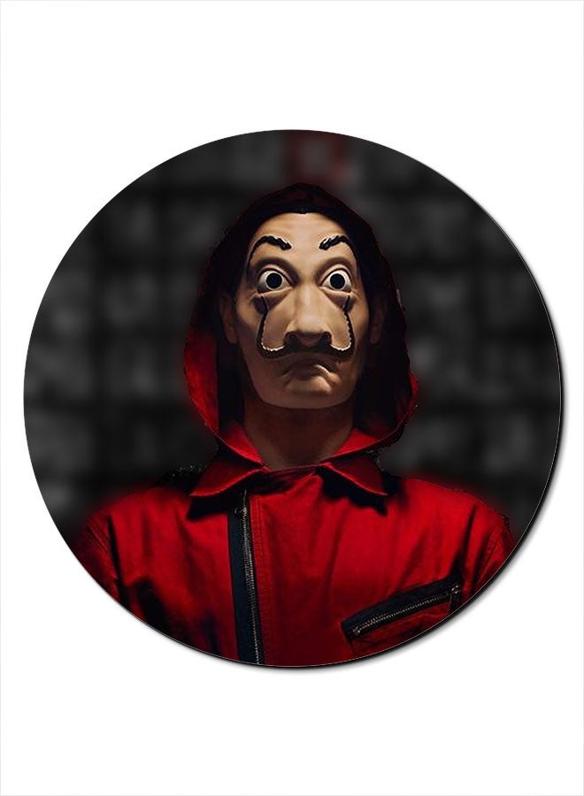 Theodor Joker Mask Printed Anti-Slip Mouse Pad Multicolour  - Image 1