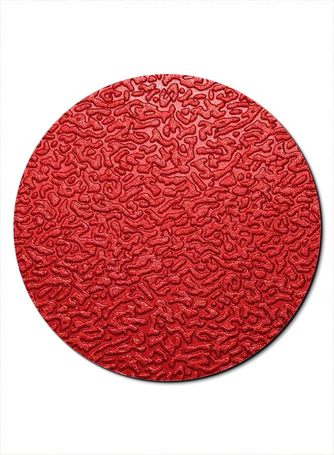 Theodor Texture Printed Anti-Slip Mousepad Red - Image 1