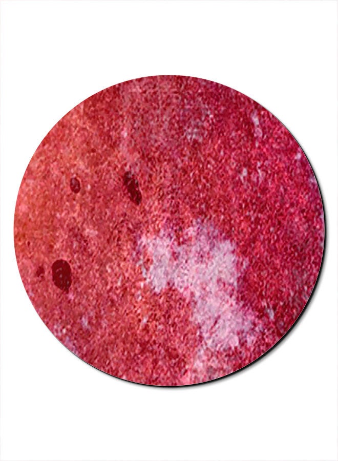 Theodor Velvet Texture Printed Anti-Slip Mousepad Red/White - Image 1