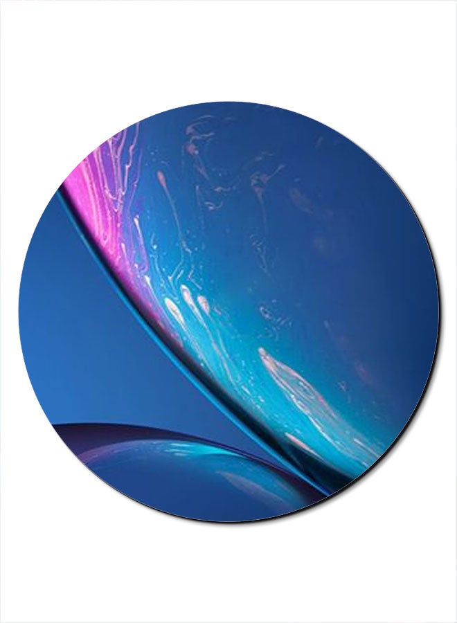Theodor Reflection Ball Printed Anti-Slip Mousepad Blue/Pink/White - Image 1