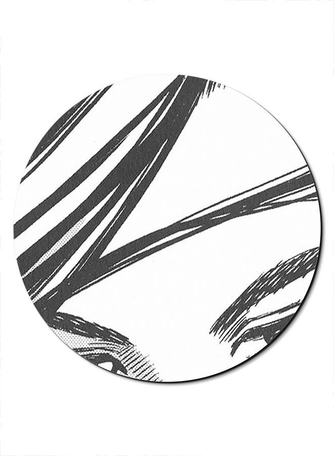 Theodor Girl Printed Anti-Slip Mousepad White/Black - Image 1