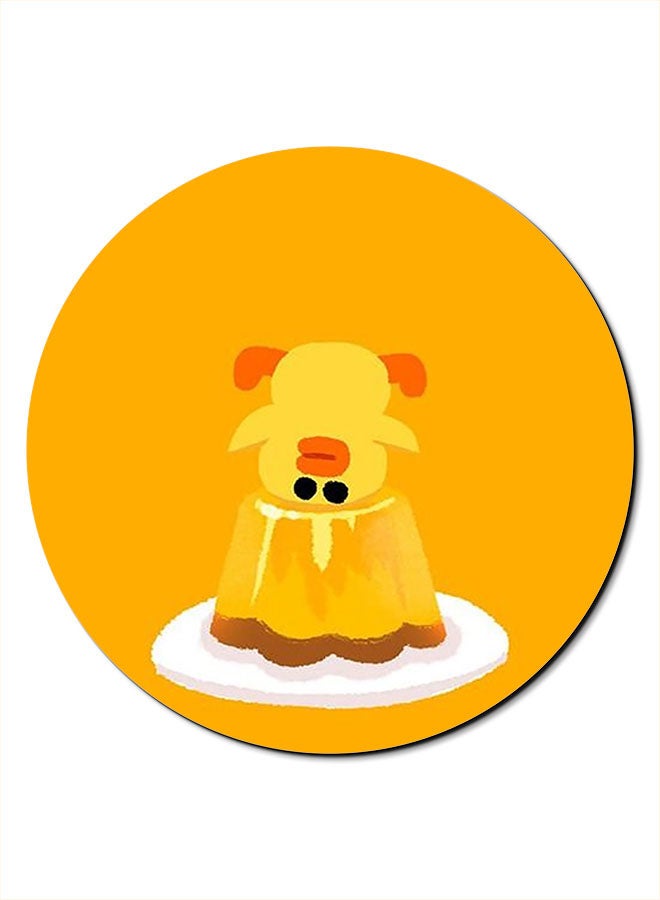 Theodor Sally Upside Down Themed Mousepad Yellow/Orange/White - Image 1