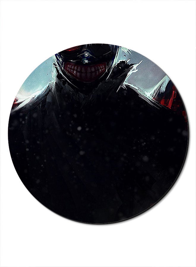 Theodor Scary Guy Themed Mousepad Black/Red/Blue - Image 1