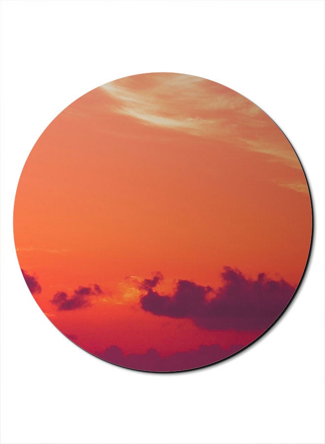 Theodor Scenery Themed Mousepad Orange/Blue/Yellow - Image 1