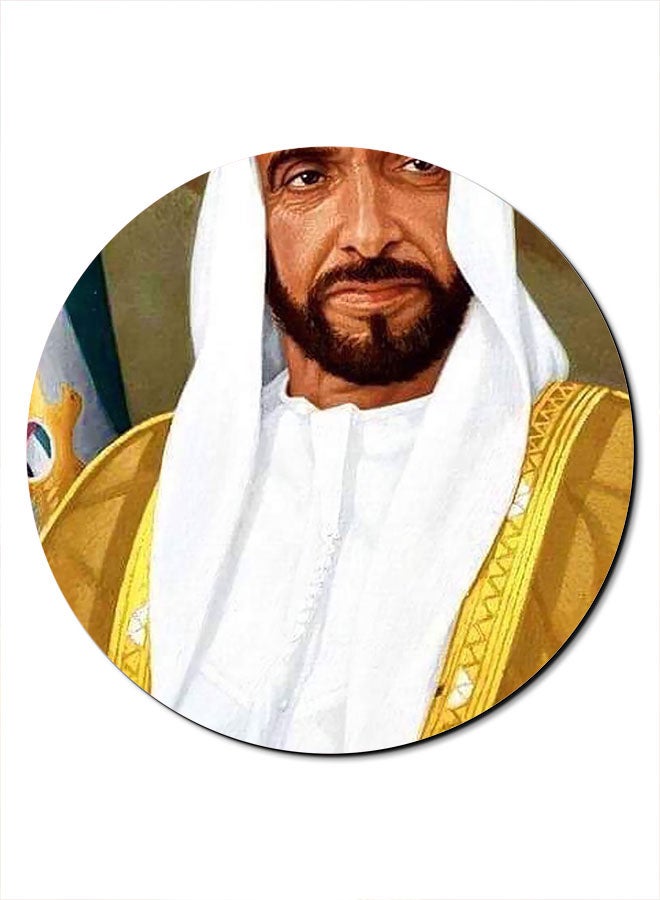 Theodor Sheikh Zayed Painting Themed Mousepad Multicolour - Image 1