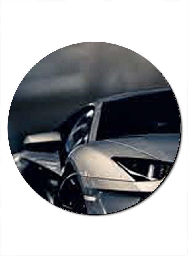 Theodor Car Themed Mousepad Silver/Black - Image 1